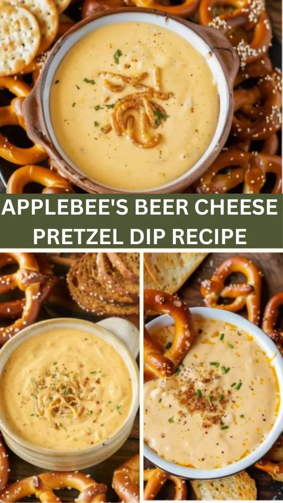 APPLEBEE’S BEER CHEESE PRETZEL DIP RECIPE
