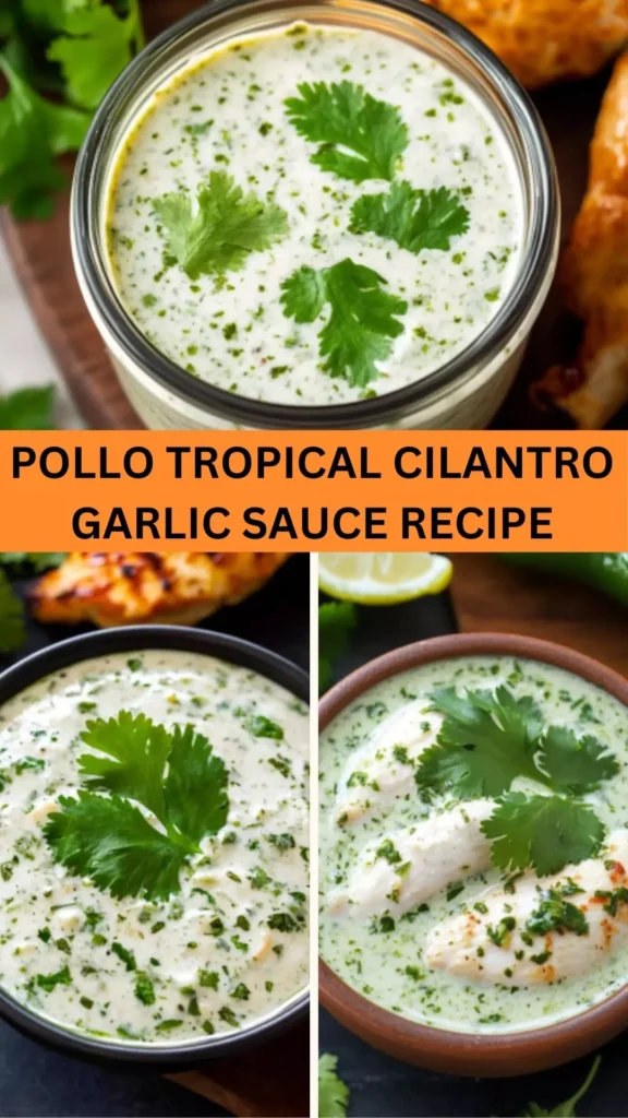 Best Pollo Tropical Cilantro Garlic Sauce Recipe
