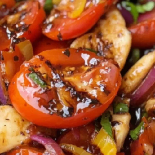 Easy Pollo Tropical Balsamic Tomato Recipe