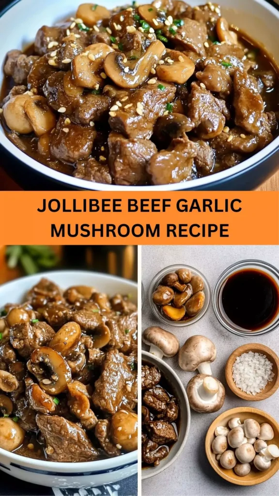 Best Jollibee Beef Garlic Mushroom Recipe
