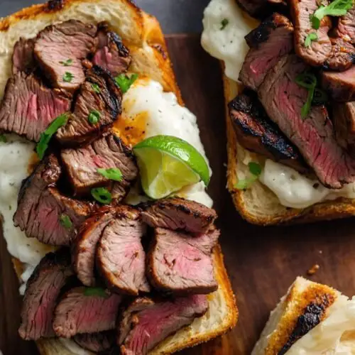how to make grilled tri tip sandwiches recipe