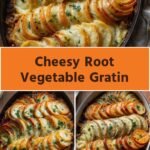 Cheesy Root Vegetable Gratin