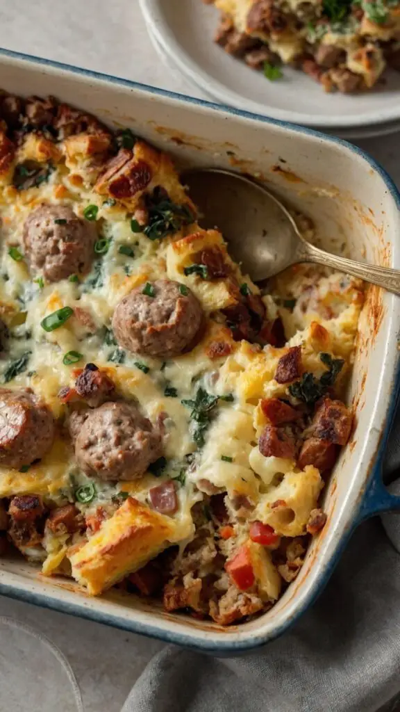 how to make savory sausage strata how to make savory sausage strata