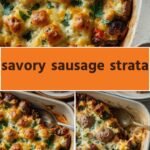 savory sausage strata