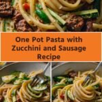 One Pot Pasta with Zucchini and Sausage Recipe