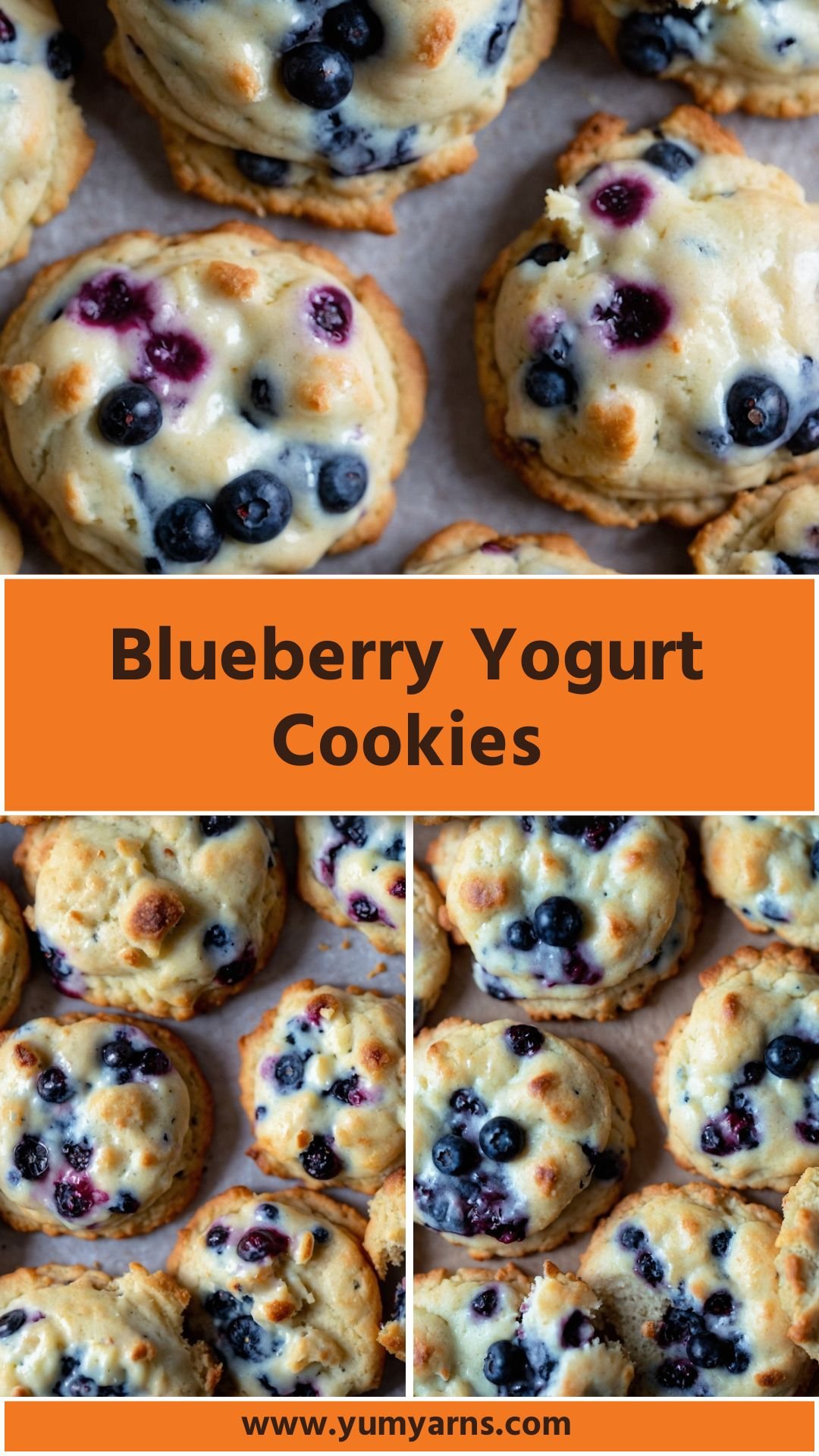 blueberry yogurt cookies