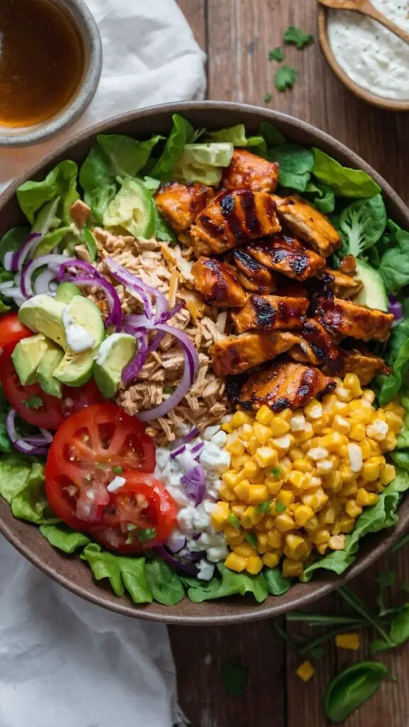 loaded bbq chicken salad copycat recipe loaded bbq chicken salad copycat recipe