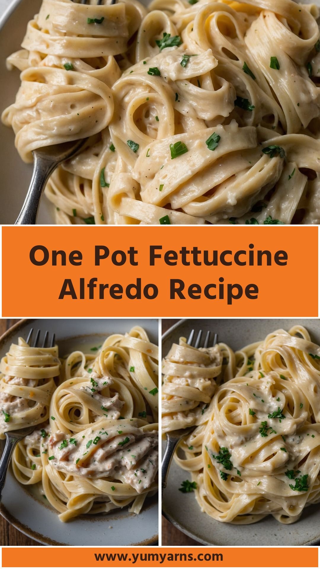 one pot fettuccine alfredo recipe