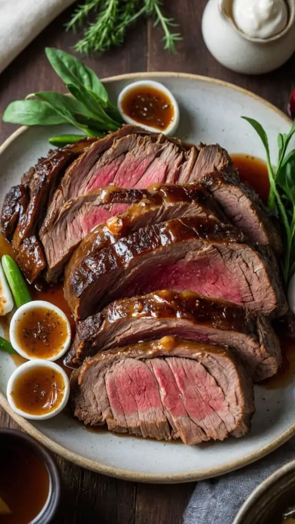 how to make standing rib roast au jus creamy horseradish sauce Recipe