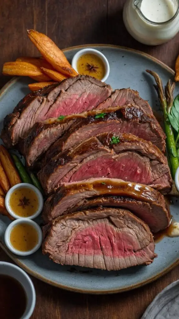 standing rib roast au jus creamy horseradish sauce copycat Recipe