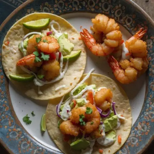 Beer Battered Shrimp Tacos copycat Recipe