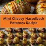 mini cheesy hasselback potatoes Recipe