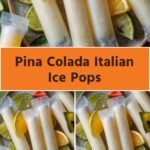 pina colada italian ice pops