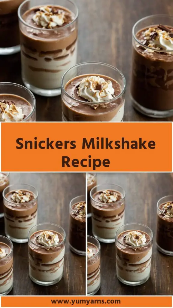 snickers milkshake recipe snickers milkshake recipe