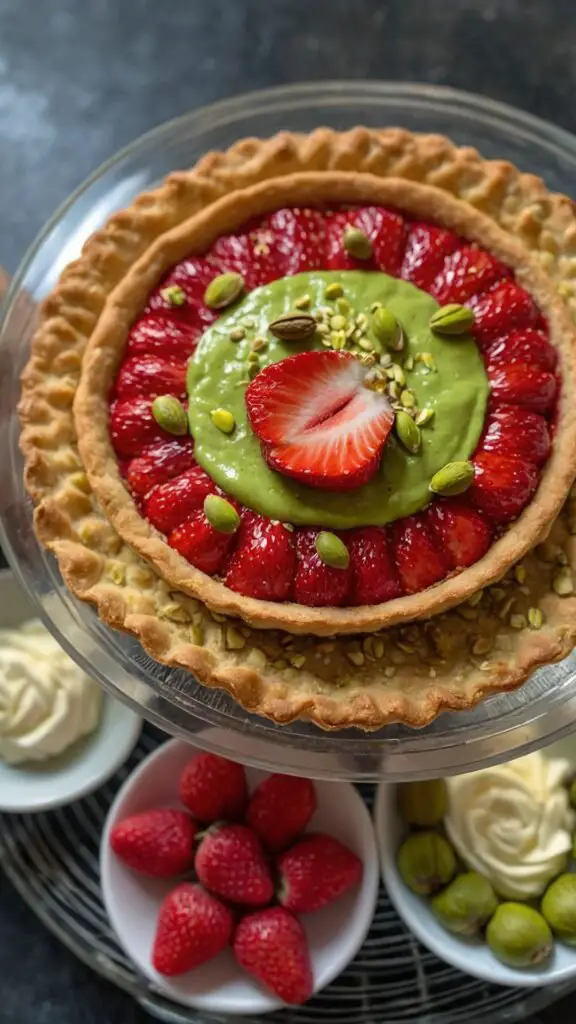 how to make strawberry and pistachio tart how to make strawberry and pistachio tart