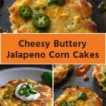 Cheesy Buttery Jalapeno Corn Cakes