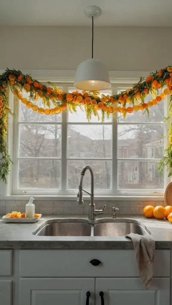 How to make Dehydrated Citrus Garland DIY