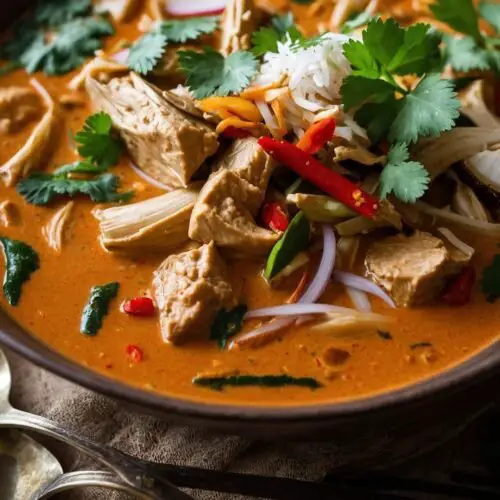 Spicy Thai Red Curry Soup Copycat Recipe
