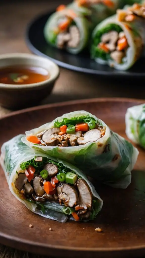 how to make fresh shiitake spring rolls how to make fresh shiitake spring rolls