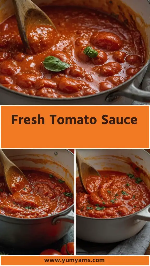fresh tomato sauce