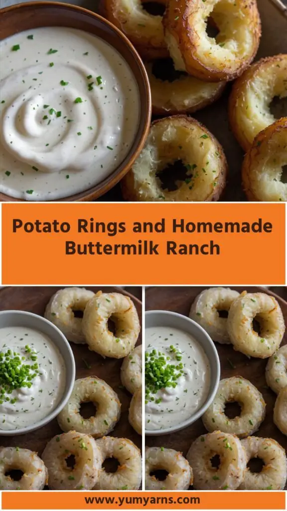 Potato Rings and Homemade Buttermilk Ranch Potato Rings and Homemade Buttermilk Ranch