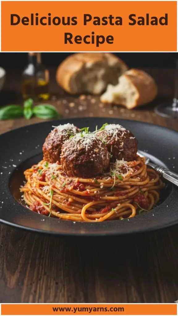 Fancy Spaghetti and Meatballs
