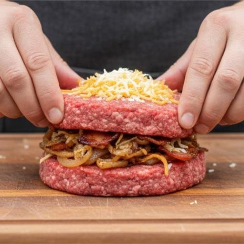 Step 5: Assemble the Stuffed Patties