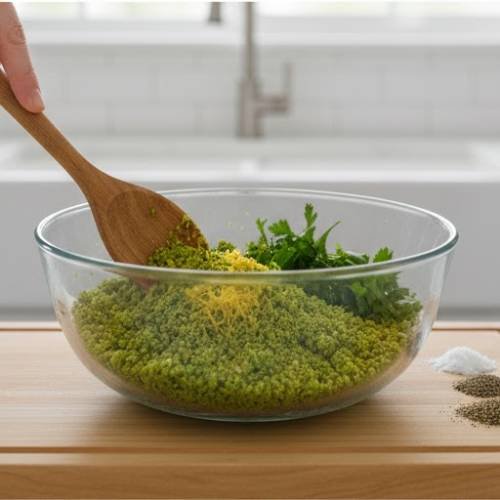 Step 4: Mix the Crust Ingredients