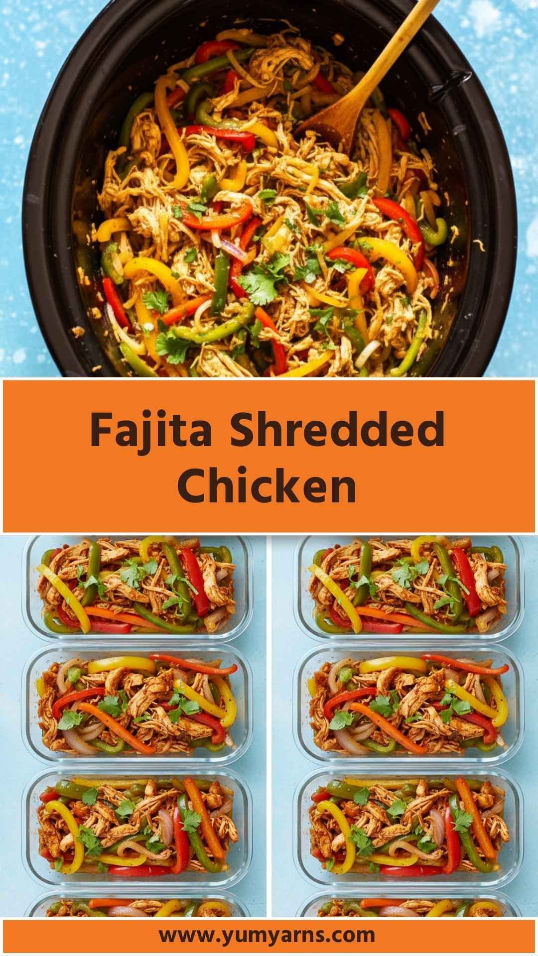 fajita shredded chicken