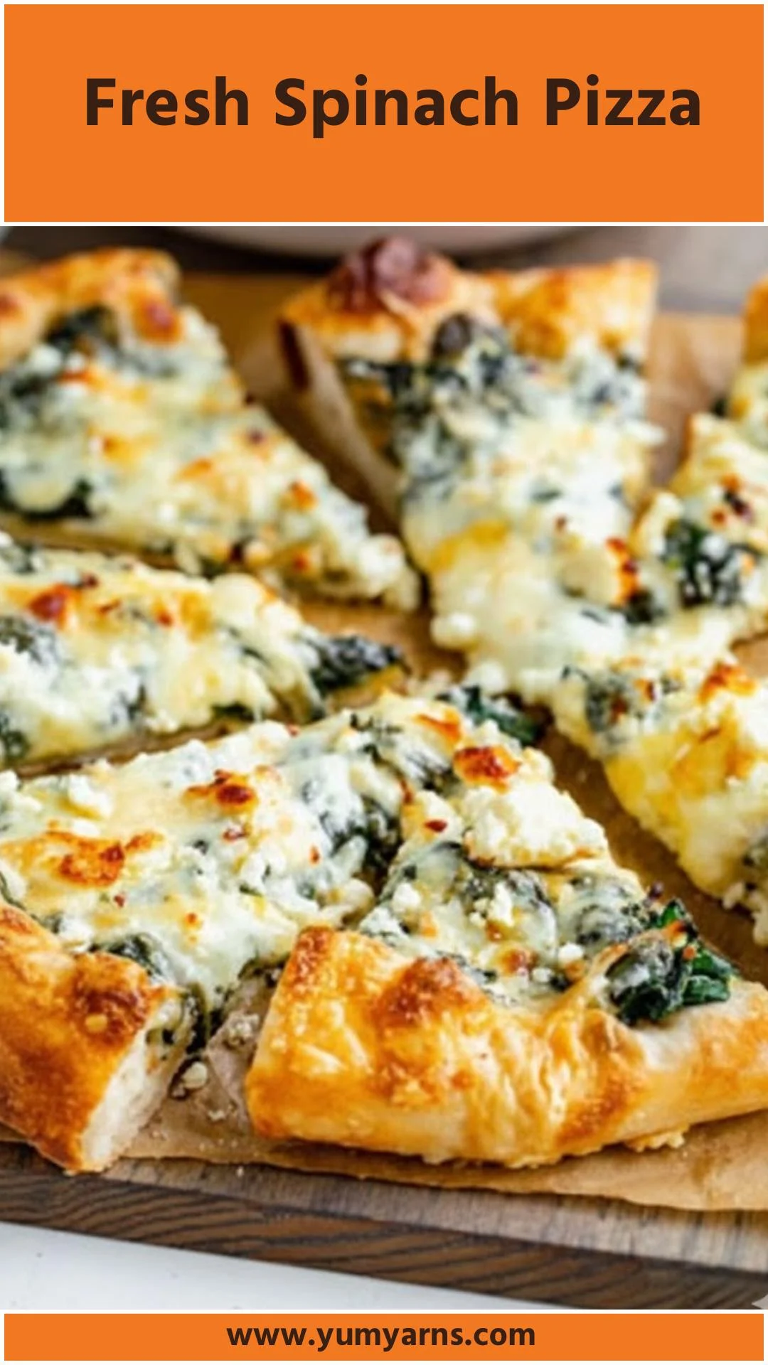 Fresh Spinach Pizza