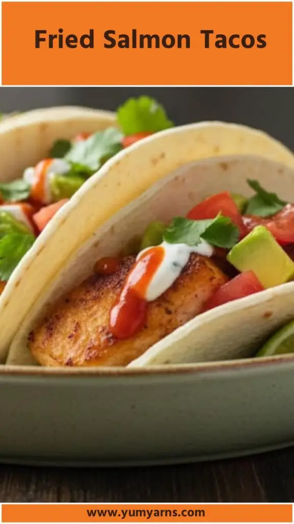 Fried Salmon Tacos Fried Salmon Tacos