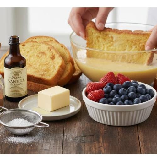 Step 3: Coat the Brioche Slices