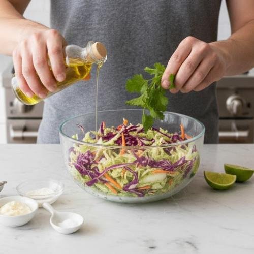 Step 3: Prepare the Slaw Step 3: Prepare the Slaw