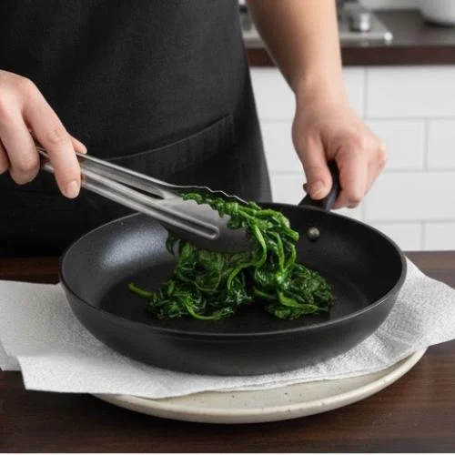 Step 3: Cool the Spinach
