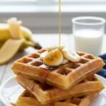 Gluten Free Banana Waffles
