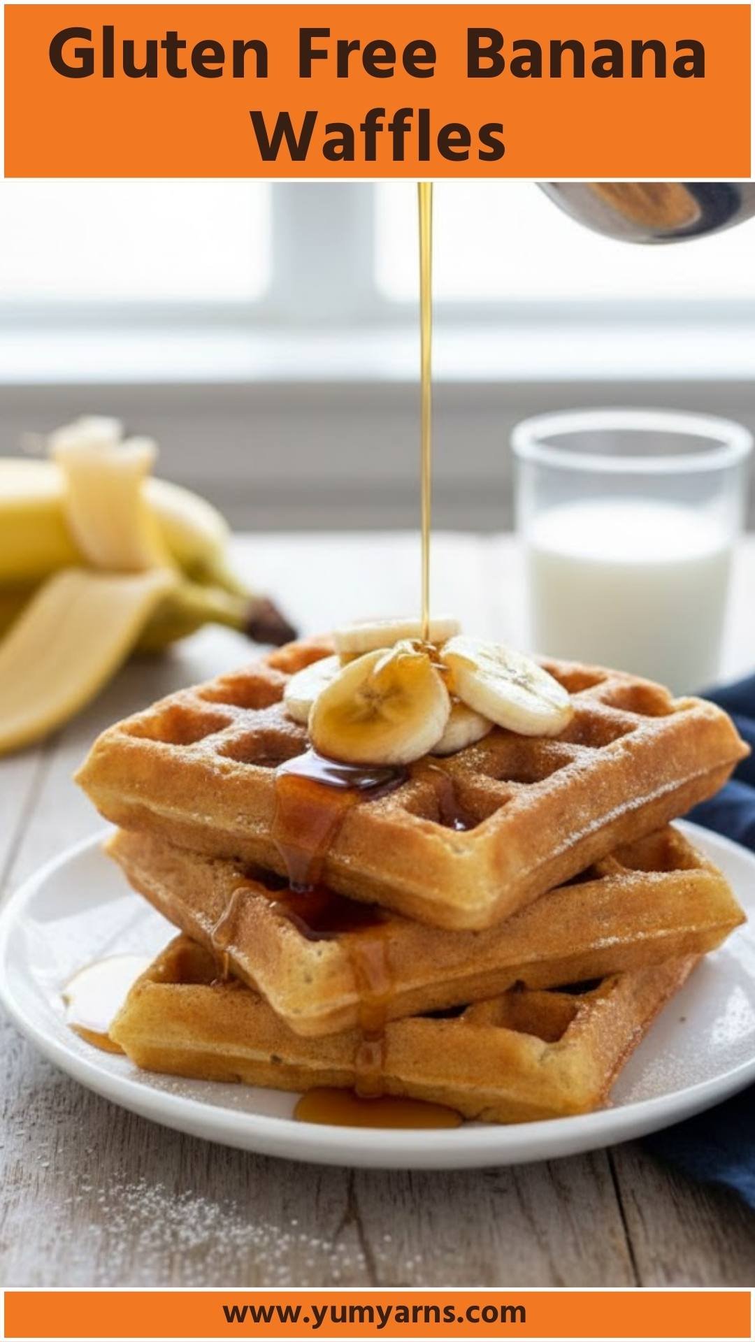 Gluten Free Banana Waffles
