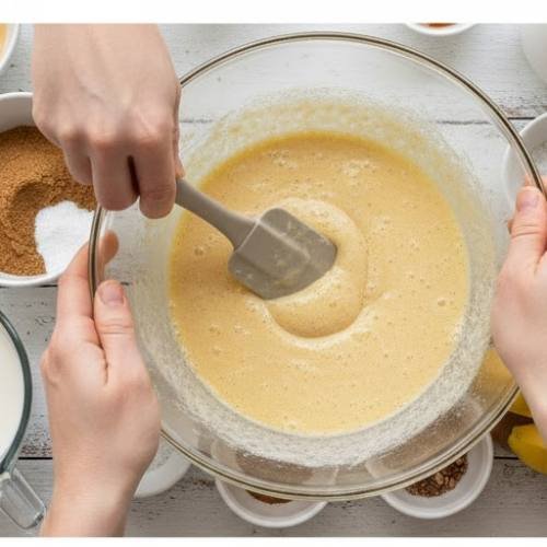 Step 3: Combine Wet and Dry Mixtures