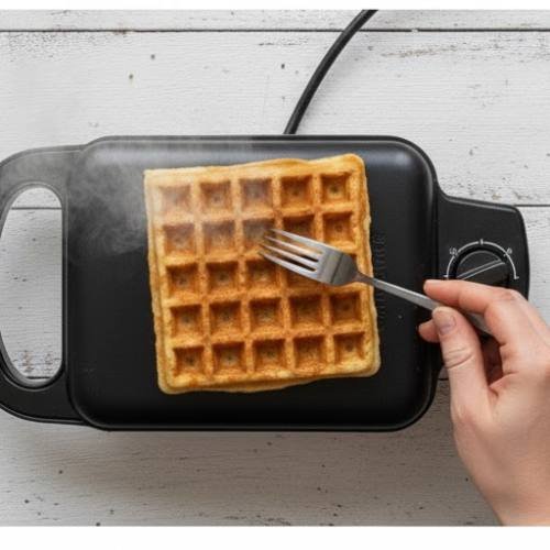Step 6: Cook the Waffles