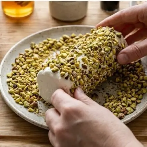 Step 2: Coat the Goat Cheese