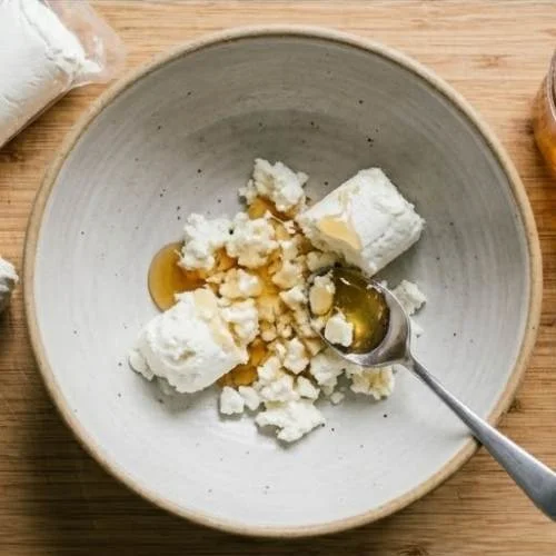 Step 4: Mix the Goat Cheese and Honey
