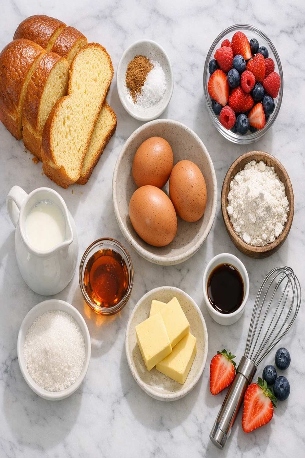 Brioche French Toast Recipe ingredients