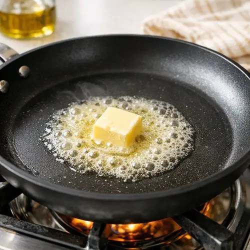Step 3: Heat Your Skillet and Butter
