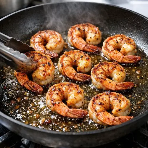 Step 5: Sear Your Shrimp to Perfection