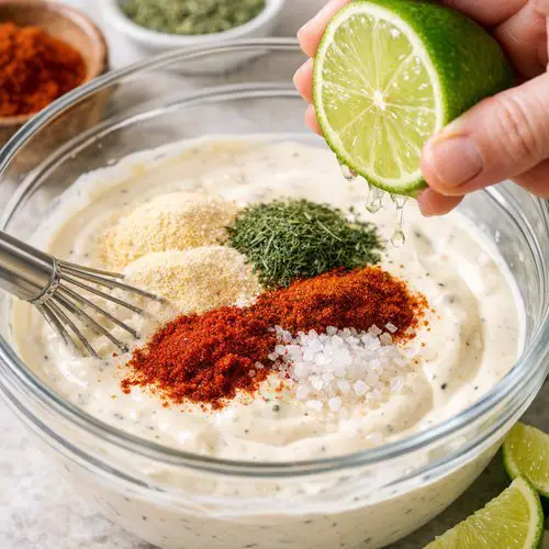 Step 5: Incorporate the Seasonings and Lime Juice